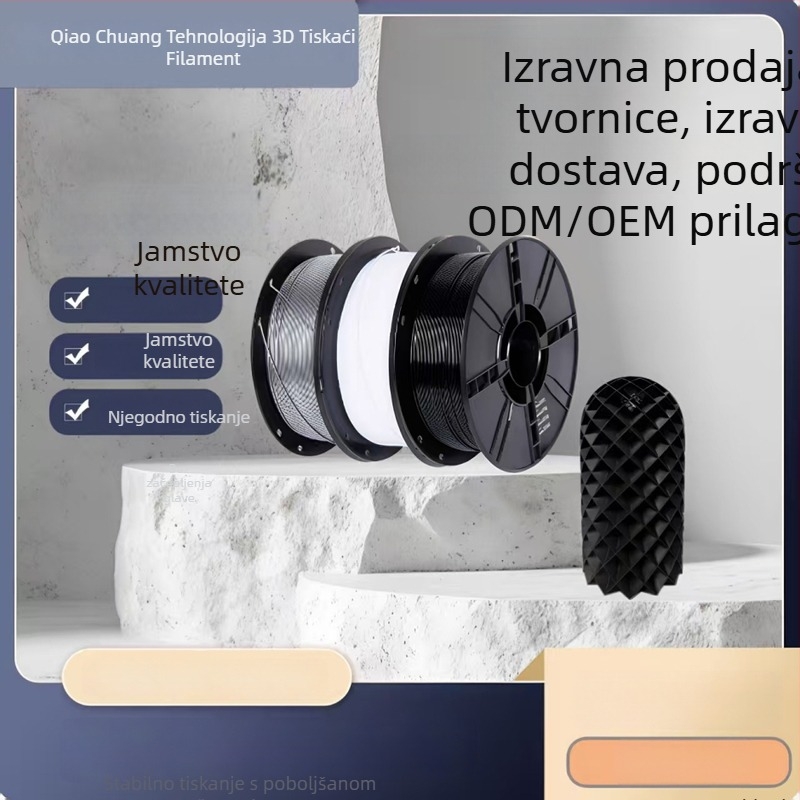 3D filament PETG-Basic, brend Qiaochuang Technology, težina 1050 g, za osvjetljenje vaza