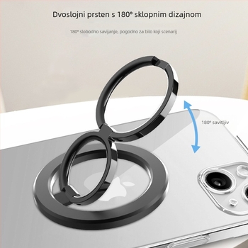 MXIHY držač za telefon s MagSafe prstenom, stolni držač od cinkovog legura, ultra-tanki, prijenosni, podesiva rotacija