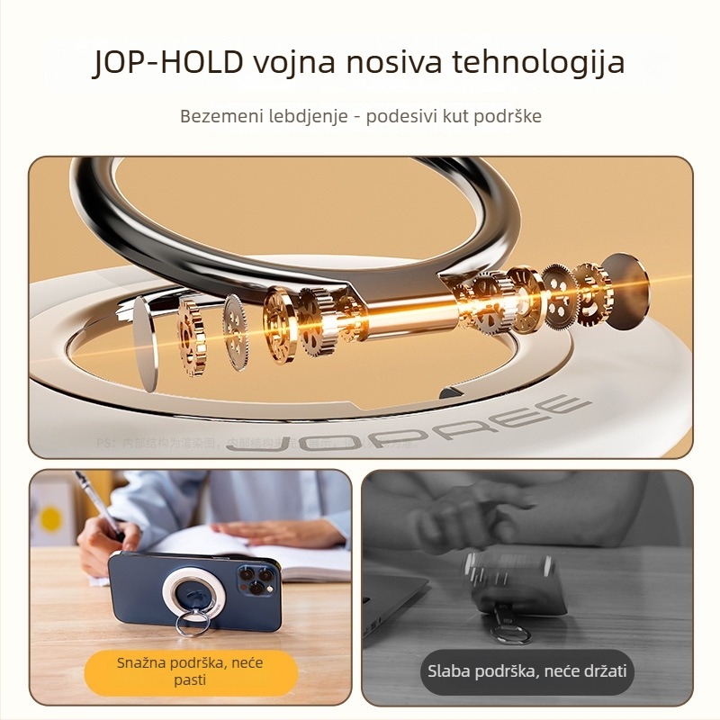 Držač za telefon s prstenom – legura, Little Sky, Stil općenito, Prilagodba podržana