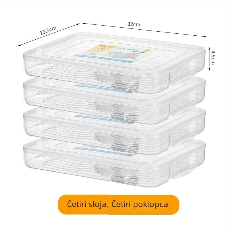 Mooncake zamrzivačka kutija za skladištenje, japanski stil, zatvorena, standardni oblik