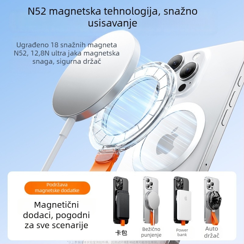 Držač za telefon s prstenom, univerzalni dizajn, silikon-cinkova legura, prilagodljiv