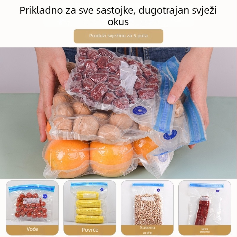 Šarene vaku vrećice za pakiranje hrane za 3D ispis, zatvorene najlonske vrećice, otporne na -60°C do 100°C, sigurne za mikrovalnu pećnicu