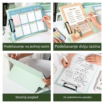 Sekretar klip za knjige — Model: Secretary book clip; Tip: Dvostruki snažni klip; Materijal: Plastika; Ispis logotipa: Da; Obrada i prilagodba: Da
