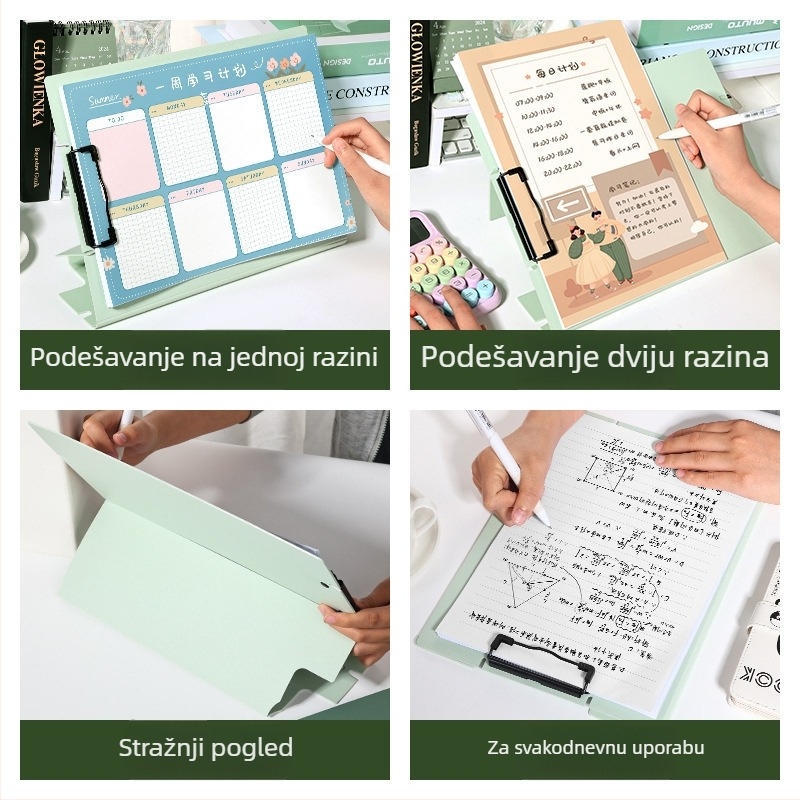Sekretar klip za knjige — Model: Secretary book clip; Tip: Dvostruki snažni klip; Materijal: Plastika; Ispis logotipa: Da; Obrada i prilagodba: Da