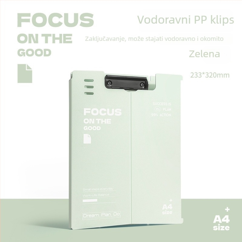 Sekretar klip za knjige — Model: Secretary book clip; Tip: Dvostruki snažni klip; Materijal: Plastika; Ispis logotipa: Da; Obrada i prilagodba: Da