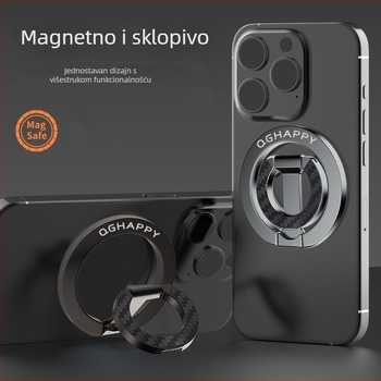 Držač za telefon s MagSafe prstenom, metalni sklopivi stolni nosač s rotacijom