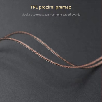 Kabel za zamjenu slušalica – dvostruko paralelni bakar bez kisika, 3,5 mm priključak