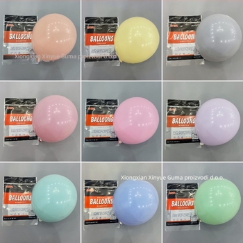 Dvostruka sloj balonske luke za rođendane i vjenčanja, latex dekorativni baloni, okruglog oblika, s otisnutim logom