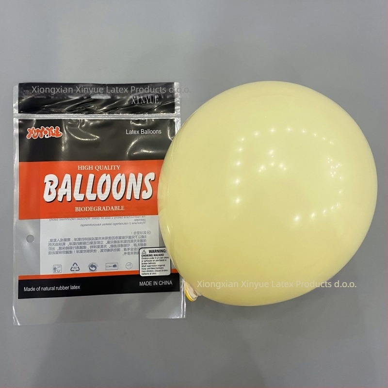 Dvostruka sloj balonske luke za rođendane i vjenčanja, latex dekorativni baloni, okruglog oblika, s otisnutim logom