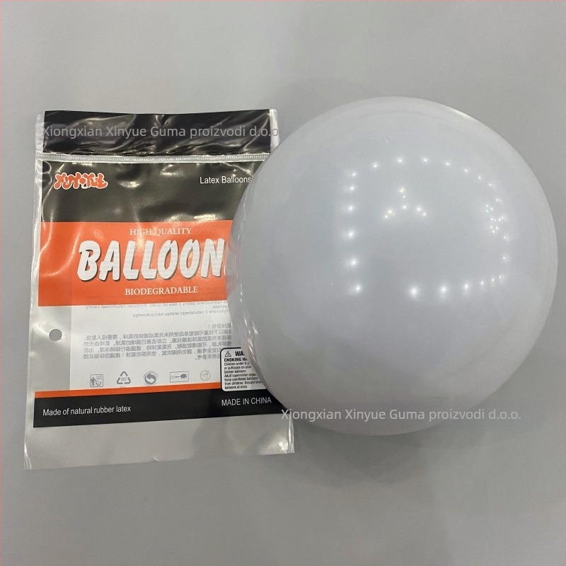 Dvostruka sloj balonske luke za rođendane i vjenčanja, latex dekorativni baloni, okruglog oblika, s otisnutim logom