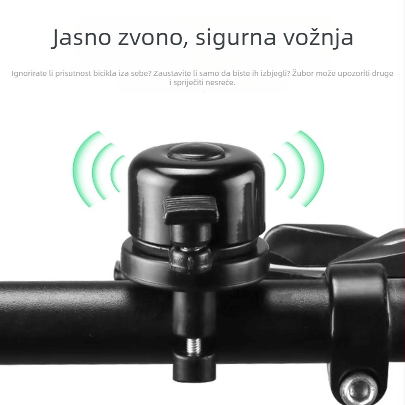 TRANGJAN P20 Skriveni Airtag zvončić za bicikl s praćenjem na iOS – aluminij + inženjenski plast, 24,7 g