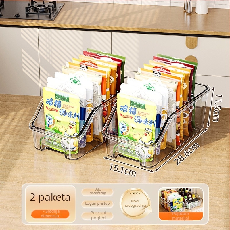 Kutija za začine, PET materijal, prozirna, kapacitet 7 l, Aw-pet storage box