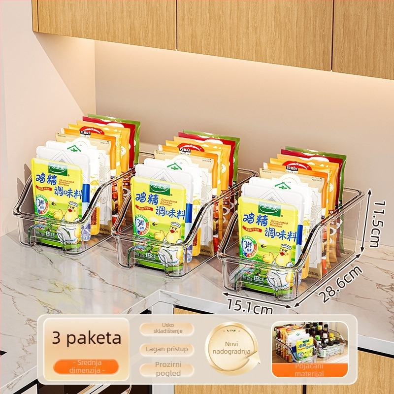 Kutija za začine, PET materijal, prozirna, kapacitet 7 l, Aw-pet storage box