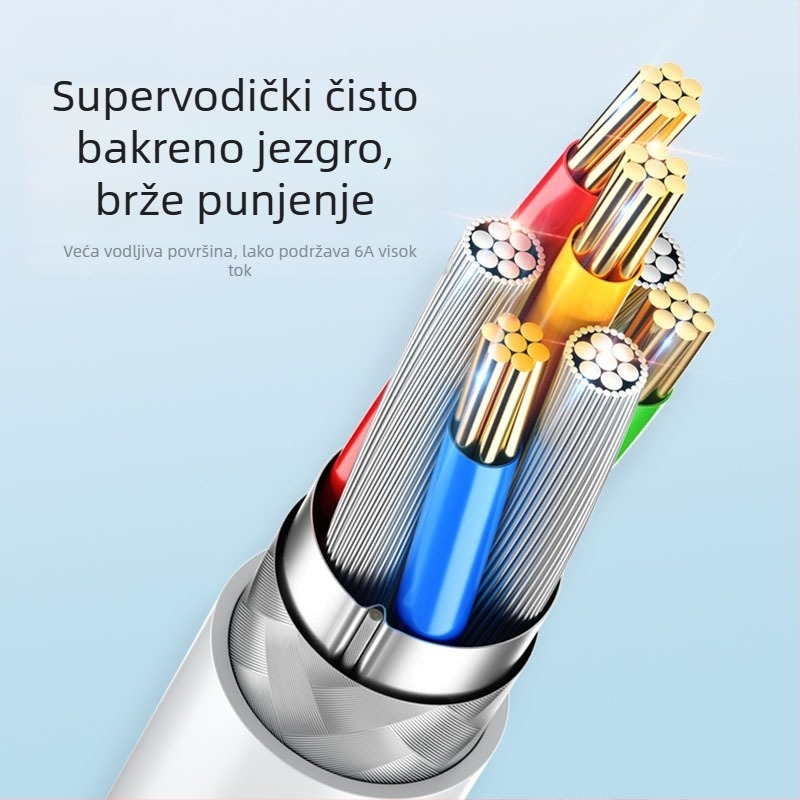 Type-C produžni kabel za punjenje, brzo punjenje, 2A, PVC, jedan konektor