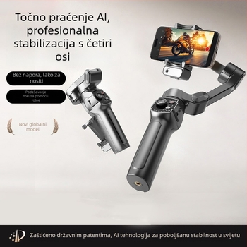 Stabilizator za telefon s AI praćenjem, ručni protiv podrhtavanja za glatko snimanje videa — Model L9 Lite, aluminijska legura, Bluetooth i daljinski upravljač
