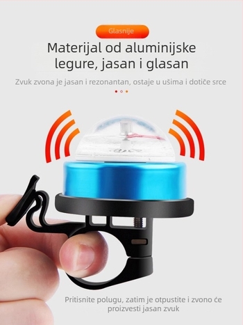 Zvono za bicikl s kompasom – marka Senowoiry/yi rui; Materijal: zadani; Obrada i prilagodba: Ne; Uvoz: Ne