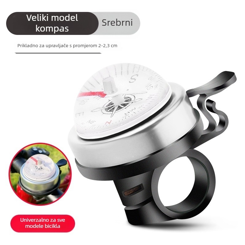 Zvono za bicikl s kompasom – marka Senowoiry/yi rui; Materijal: zadani; Obrada i prilagodba: Ne; Uvoz: Ne