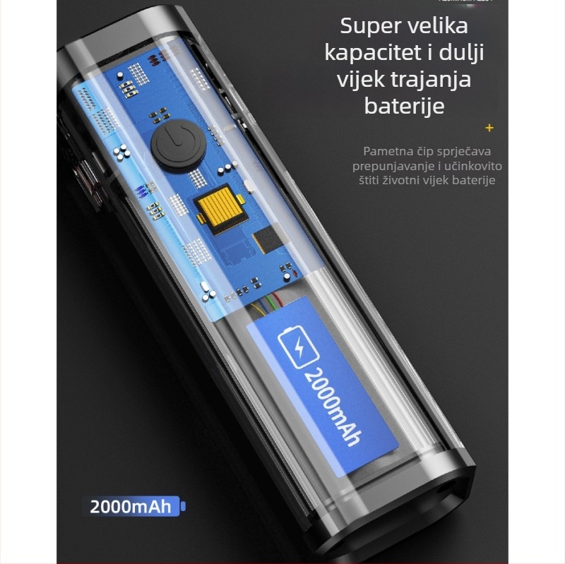 Prednje svjetlo za bicikl Phoenix – USB punjivo, otporno na vodu, 2000mAh za noćnu vožnju