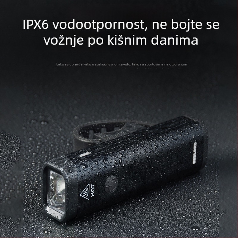 Prednje svjetlo za bicikl Phoenix – USB punjivo, otporno na vodu, 2000mAh za noćnu vožnju