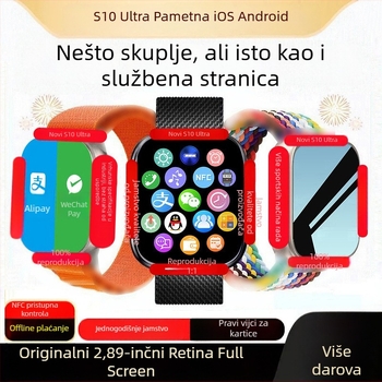 Pametni sat s Bluetooth pozivima, praćenjem otkucaja srca, krvnog tlaka, praćenjem sna i zasićenosti kisikom