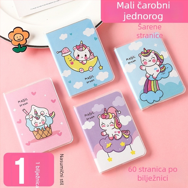 Bilježnica Meow Ears, PU korica, ljepilo povezivanje, papir 50 gsm, 50–100 stranica, japansko-korejski sladak stil