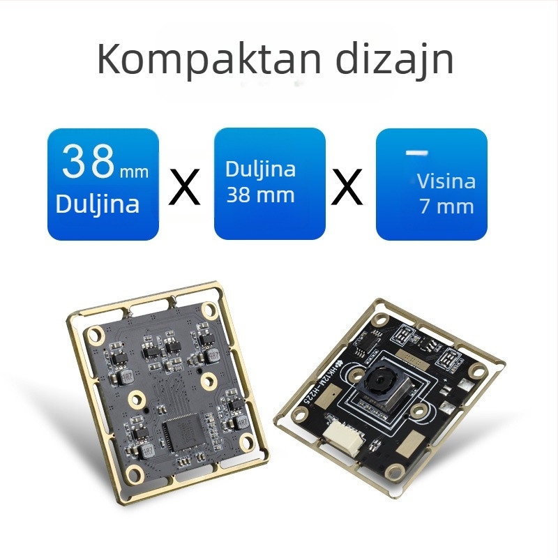 USB 2.0 4K industrijska kamera s 8MP senzorom, 3840×2160, 30FPS, OCR prepoznavanje teksta, autofocus, bez drajvera, ugrađeni mikrofon
