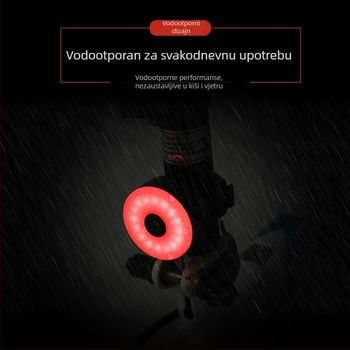 Stražnja svjetiljka za bicikl s USB punjenjem, svjetlo za noćnu vožnju uz upozorenje, svjetlo za kacigu i za trčanje, LED visoke jačine — Brand KETO, prilagodba obrade, licencirana privatna marka