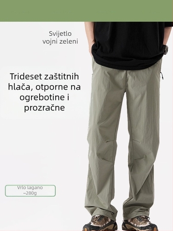 Soft-shell planinarske hlače — prozračan materijal, brzo sušenje, unisex odrasli, proljeće i ljeto