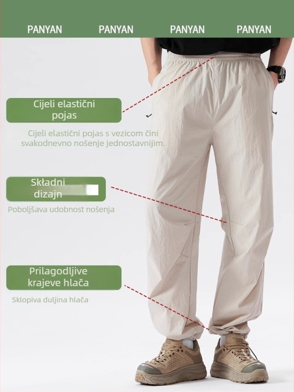 Soft-shell planinarske hlače — prozračan materijal, brzo sušenje, unisex odrasli, proljeće i ljeto