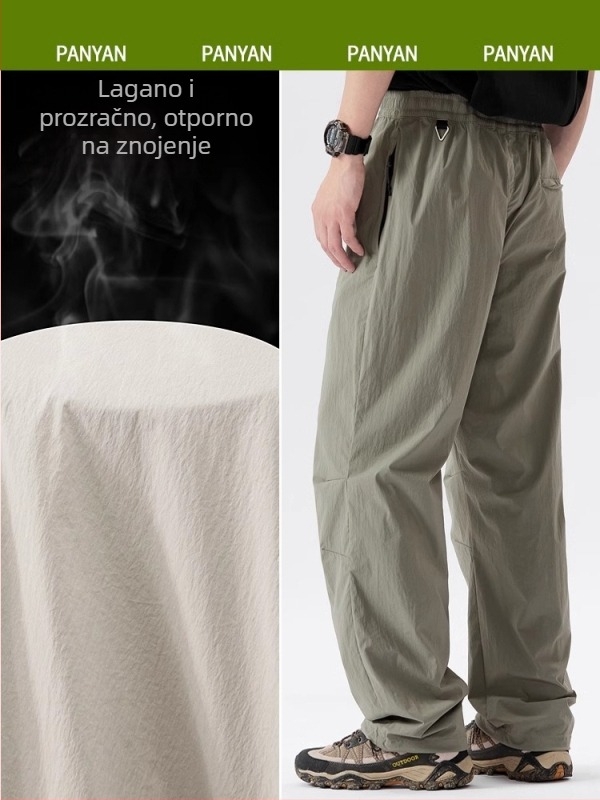 Soft-shell planinarske hlače — prozračan materijal, brzo sušenje, unisex odrasli, proljeće i ljeto