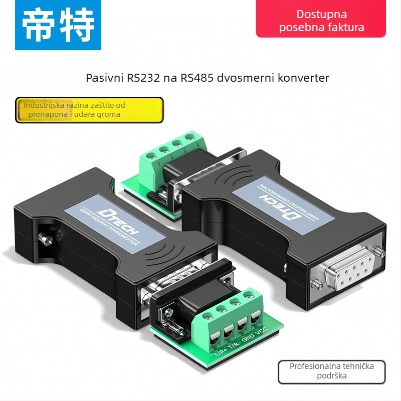 RS232 na RS485/RS422 pretvarač, industrijske klase, pasivna izolacija (Model 9003, Imperial)