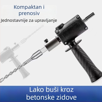 Glava za konverziju bušilice za električnu bušilicu, pretvara u udarni bušilicu, lagani adapter za beton, Model 1