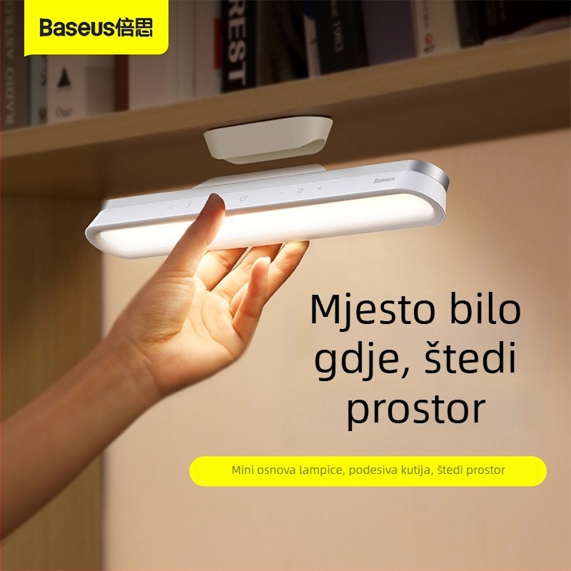 Stolna lampa s magnetskim osvjetljenjem, neprekidnim dimovanjem, punjiva, prijenosna i prilagodljiva lampica za čitanje (LED)