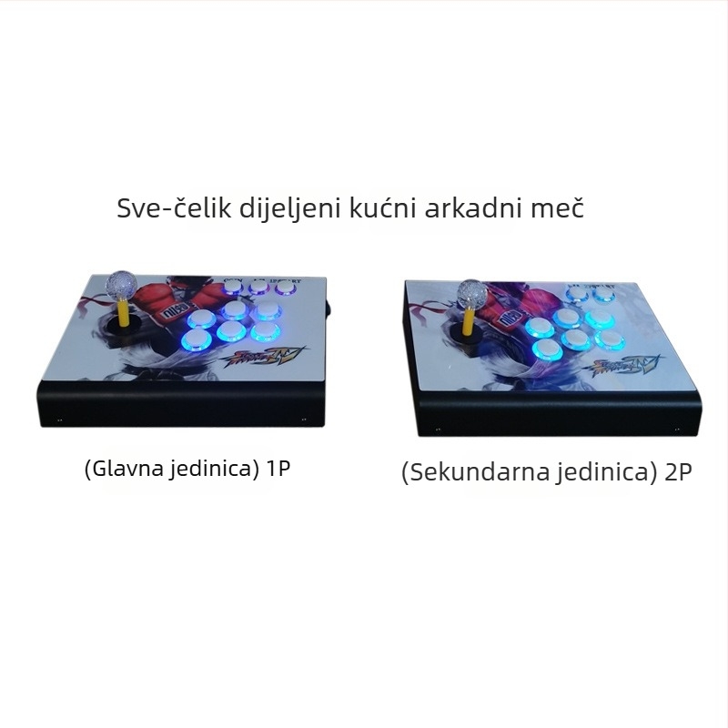 Dijeljena čelična konstrukcija, 3D Pandora EX kućni arkadni sustav, Android, 128GB, 2 igrača
