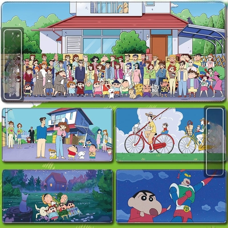 Miš podloga s naslonom za zglob, debela gaming stolna podloga, anime stil, protuklizni tekstilno-gumeni materijal, OEM otisak logotipa