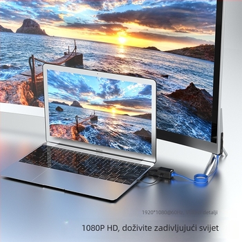 HDMI extender preko uvijenog para, domet 50 m, 1080p bez kompresije, nulta latencija, učenje EDID