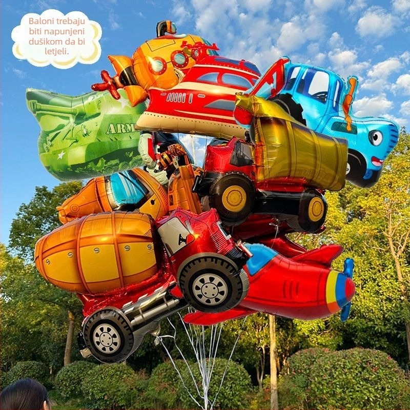 Balon s oblikom crtane životinje, papirni materijal, tip balona: padanje Zemlje, bez ispisa logotipa, pogodan za kućnu i komercijalnu uporabu