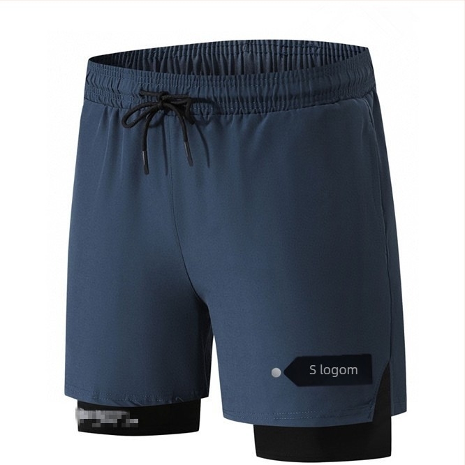 Muške trkačke šorceve, slobodnog kroja, srednji pojas, podstava od najlona, brzo-sušeći poliester materijal, duljina 5/4
