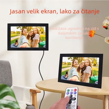 Amaboo v1001 digitalni okvir za fotografije, rezolucija 1280x800, omjer 16:9, podržava SD i USB, reprodukcija fotografija, glazbe i videa, ABS kućište, TV izlaz