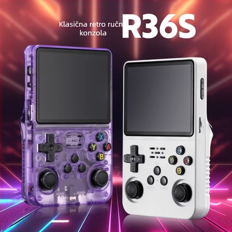 Prijenosna igraća konzola s nostalgičnim retro GBA arcade klasikom, otvoreni izvor sustav, dvostruki joystick, 128 GB memorije