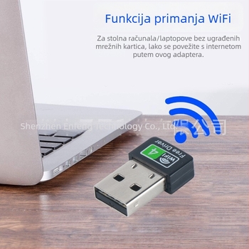 EF-LV-UW06 USB bežični mrežni adapter - bez drivera, 2.4 GHz, 150 Mbps, IEEE 802.11b/g/n