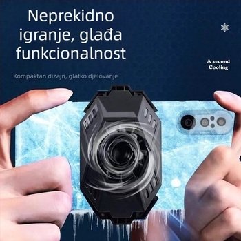 Fuxin Z1S radijator za mobitel s poluvodičkim hladenjem, ABS + aluminijski spoj, Type-C sučelje, 120 g