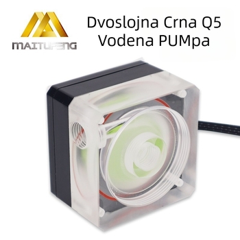 CPU hladnjak s MTB-Q5 vodnom pumpom, akril, kompatibilan s kućištem