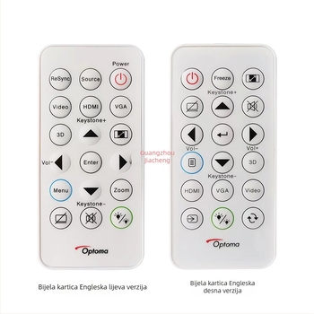 Optoma projektor EC310X, EC320W, EP7681, H112E, H182X s daljinskim upravljačem