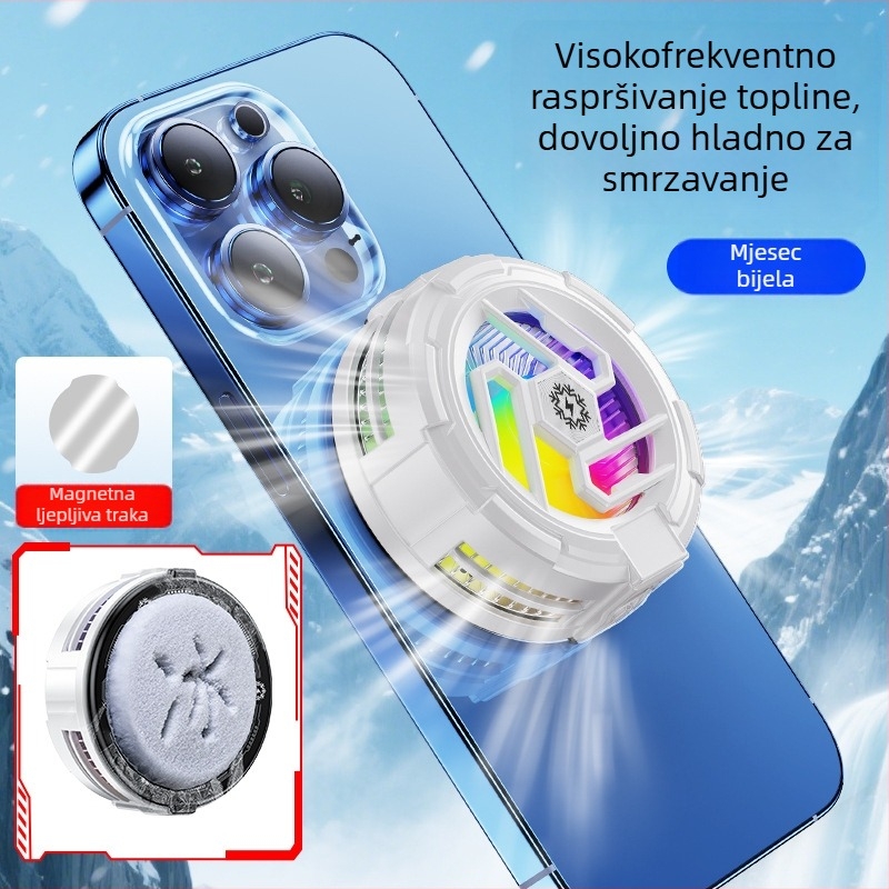 Tl23 hlađenje za telefon za igre – magnetsko pričvršćivanje, 10W, 93 g, Type-C, ABS+ aluminijska legura