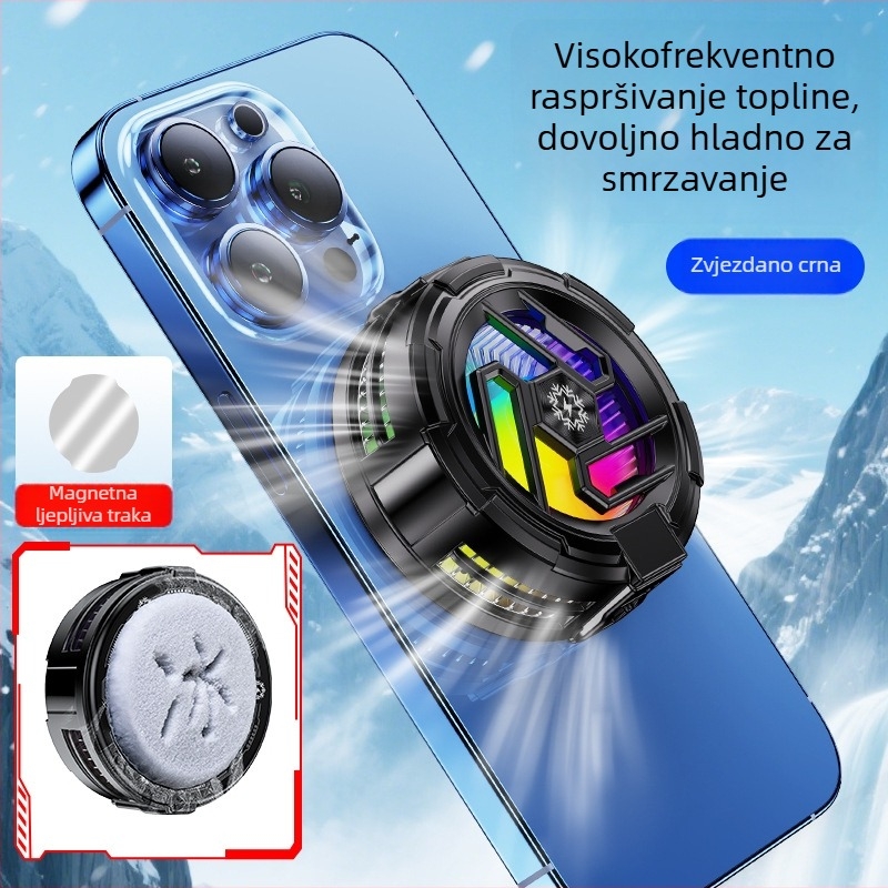Tl23 hlađenje za telefon za igre – magnetsko pričvršćivanje, 10W, 93 g, Type-C, ABS+ aluminijska legura