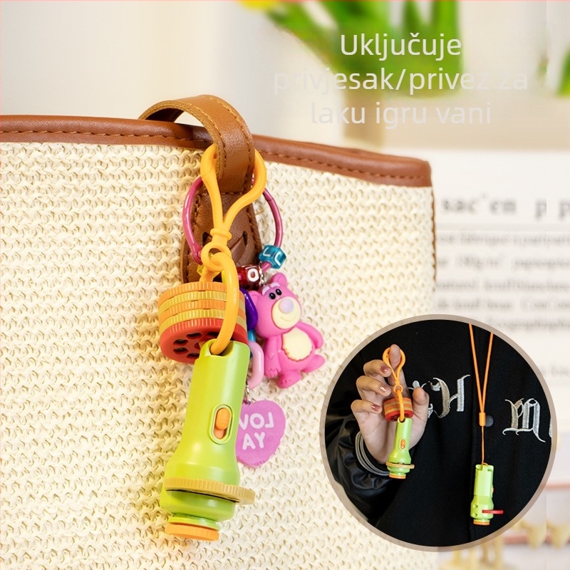 Projektorno svjetleća igračka za rano obrazovanje: projekcija slika i prepoznavanje slika; prikladno za djecu 4–6 godina.