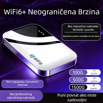 Prijenosni Wi-Fi router Hx-zysmmifi-01, 150 Mbps, 2.4 GHz, 802.11ac/g, odvojivi dizajn