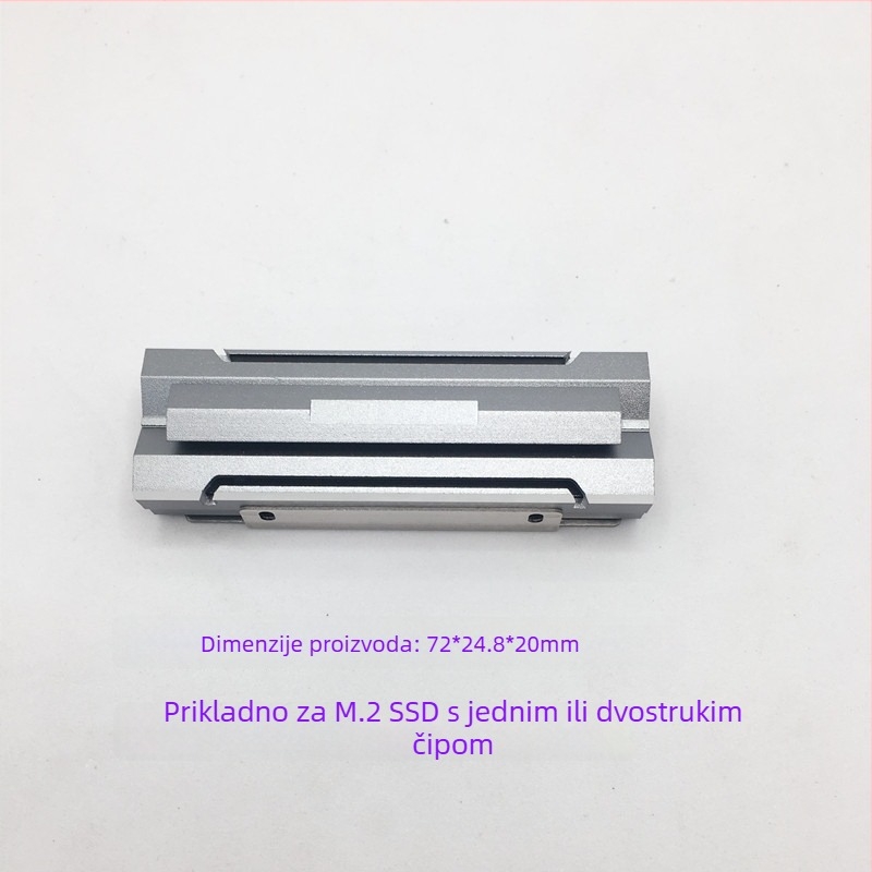 Aluminijski hladnjak za M.2 2280 SSD, model CL01, težina 0.016 kg