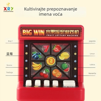 Nova dječja igračka – voćni lutrijski kotač, nostalgični retro mini okretni stroj